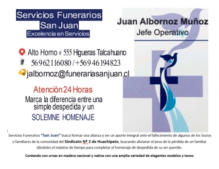 Convenio Funeraria San Juan