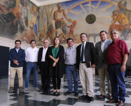 INTENDENTE REGIONAL SERGIO GIACAMAN, ADMINISTRACIÓN Y DIRIGENCIAS SINDICALES UNIDOS PARA APOYAR EMPLEO DE LOS TRABAJADORES CAP ACERO