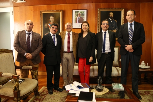 Reunión protocolar del Intendente Jorge Ulloa con directiva del Sindicato 2