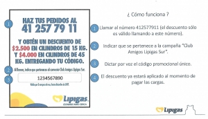 Convenio descuento LIPIGAS vigencia año 2018